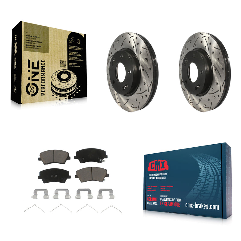 Transit Auto KDC-100043 Disc Brake Kit for 2017-2020 Hyundai Elantra - Front product image