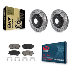 Transit Auto KDC-100044 Disc Brake Kit for 2016-2022 Hyundai Tucson, Hyundai Elantra, Kia Sportage - Front product image