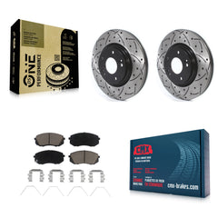 Transit Auto KDC-100049 Disc Brake Kit for 2018-2025 Hyundai Kona, Kia Seltos, Kia Forte5 & more - Front product image
