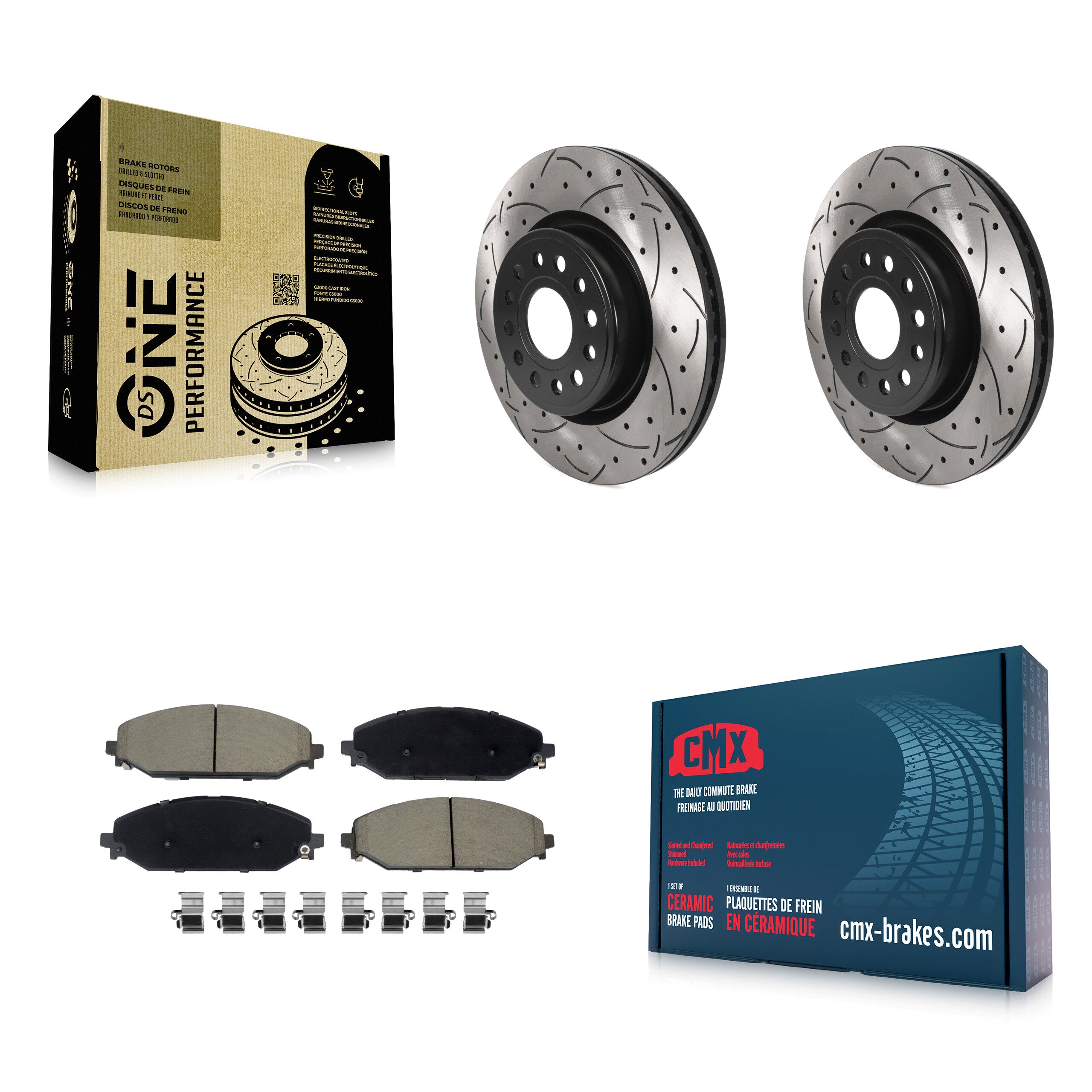 Transit Auto KDC-100054 Disc Brake Kit for 2019-2024 Ram 1500 - Front product image