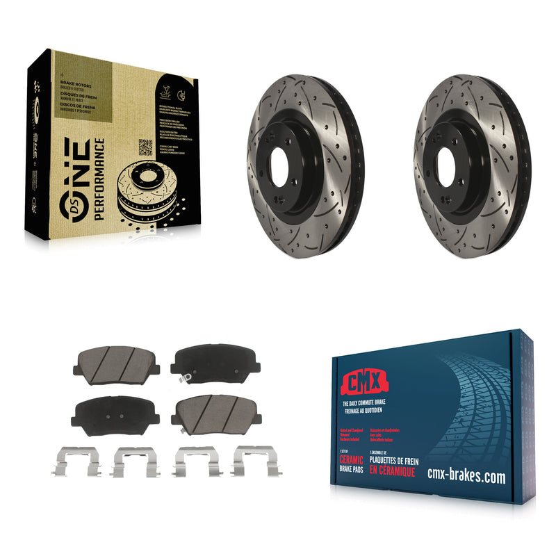 Transit Auto KDC-100064 Disc Brake Kit for 2013-2016 Kia Sorento, Hyundai Santa Fe Sport - Front product image