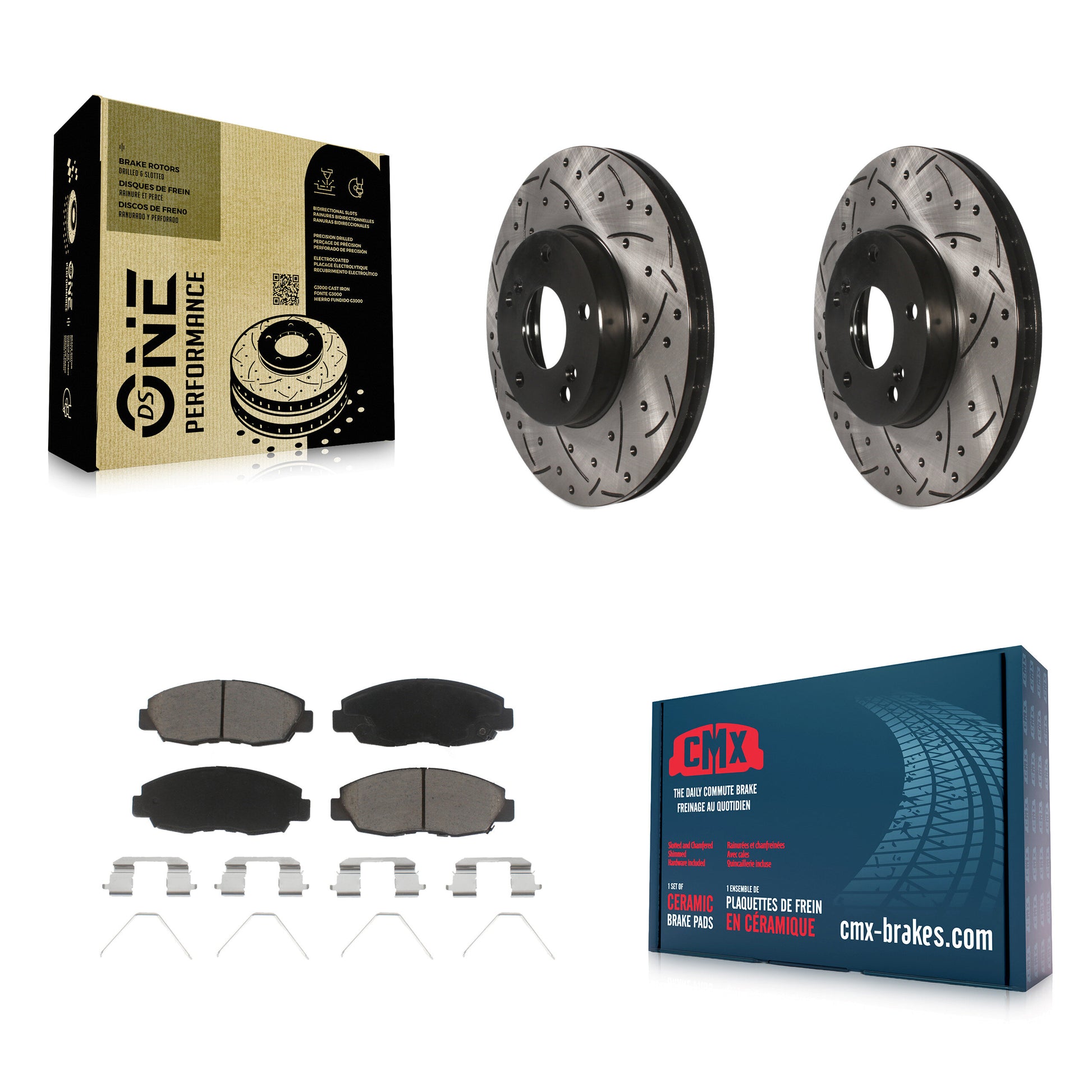 Transit Auto KDC-100067 Disc Brake Kit for 2014-2015 Honda Civic - Front product image