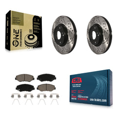 Transit Auto KDC-100068 Disc Brake Kit for 2005-2015 Acura ILX, Honda Civic, Honda CR-V - Front product image