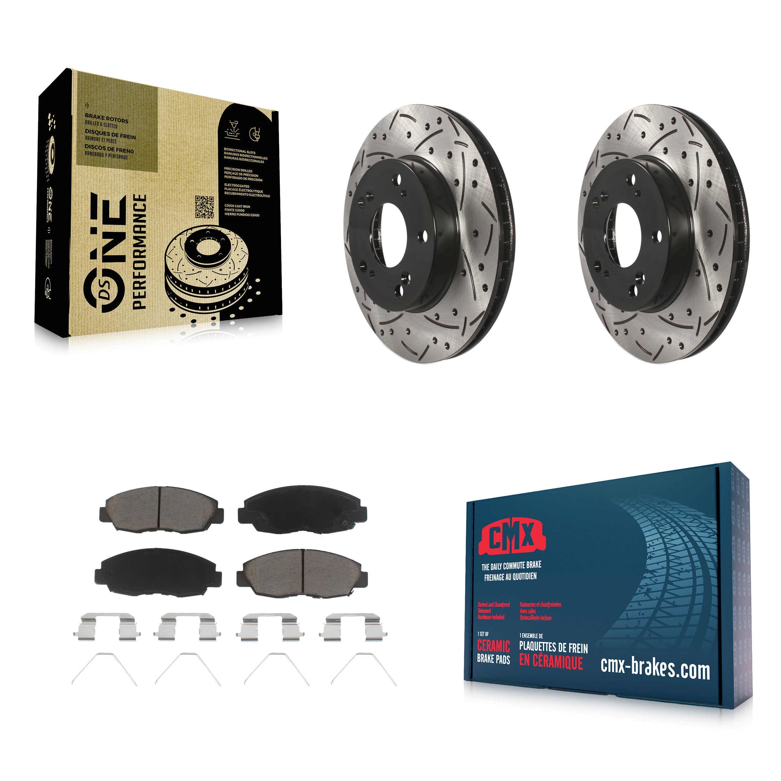 Transit Auto KDC-100071 Disc Brake Kit for 2012-2015 Honda Civic - Front product image