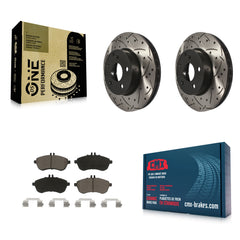 Transit Auto KDC-100075 Disc Brake Kit for 2008-2015 Mercedes-Benz C250, Mercedes-Benz C230, Mercedes-Benz C300 - Front product image