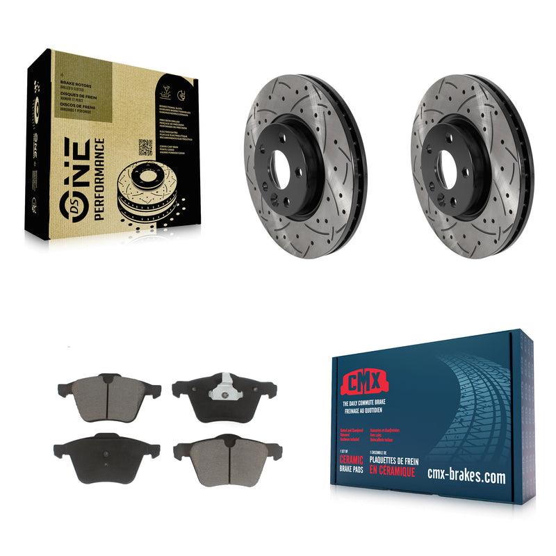 Transit Auto KDC-100080 Disc Brake Kit for 2008 Volvo V70 - Front product image