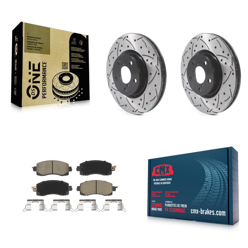 Transit Auto KDC-100081 Disc Brake Kit for 2017-2023 Subaru Impreza - Front product image
