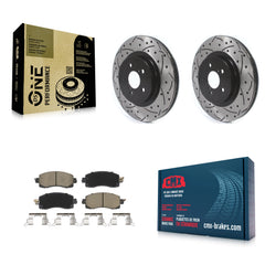 Transit Auto KDC-100082 Disc Brake Kit for 2017-2023 Subaru Crosstrek, Subaru Impreza - Front product image