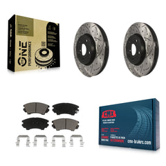 Transit Auto KDC-100086 Disc Brake Kit for 2010-2017 GMC Terrain, Chevrolet Camaro - Front product image