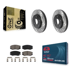 Transit Auto KDC-100089 Disc Brake Kit for 2011-2017 Chevrolet Malibu Limited, Chevrolet Malibu, Buick LaCrosse & more - Front product image
