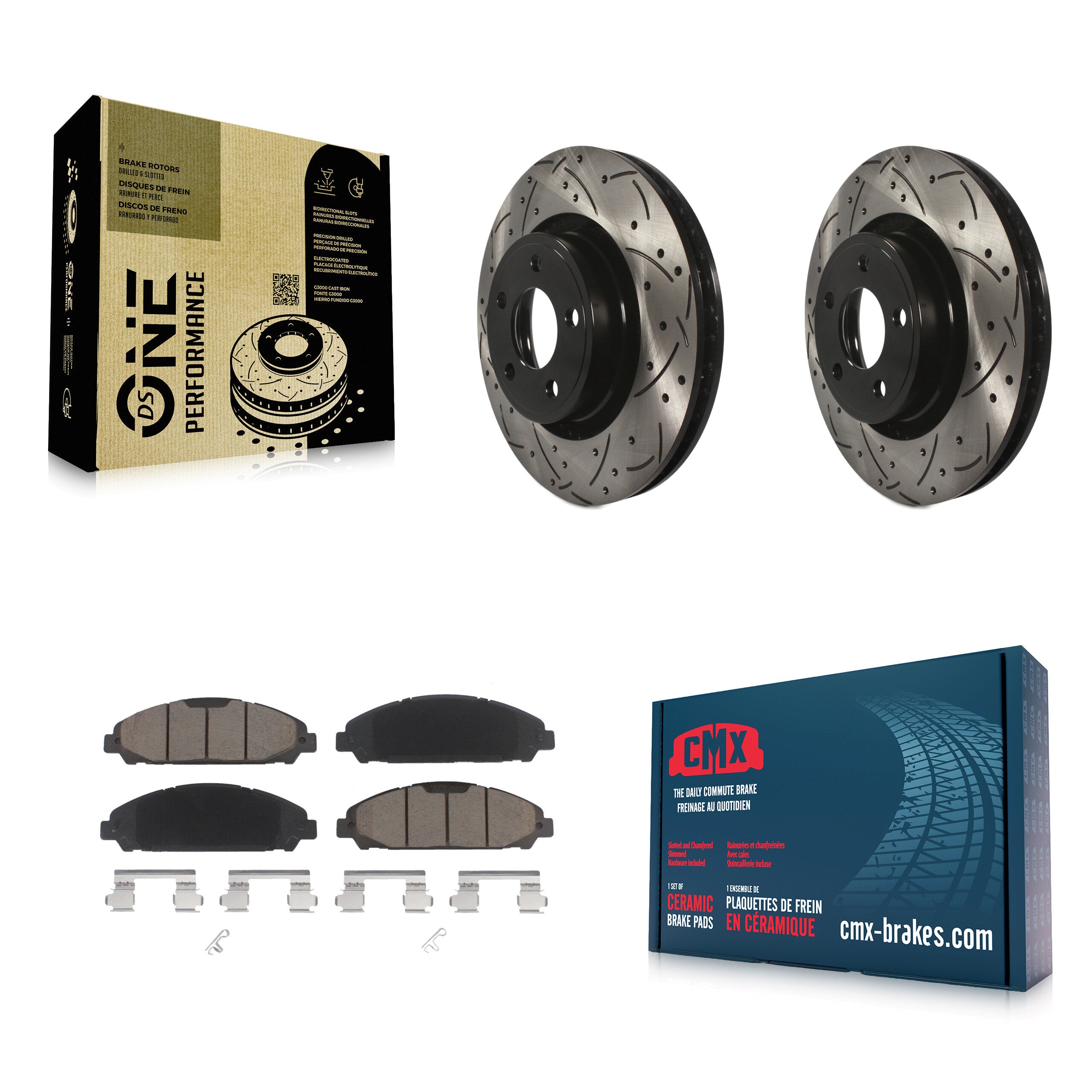 Transit Auto KDC-100091 Disc Brake Kit for 2015-2020 Ford Mustang - Front product image