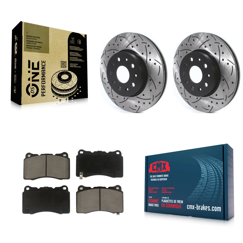 Transit Auto KDC-100099 Disc Brake Kit for 2014-2022 Chevrolet Camaro, Cadillac CTS, Cadillac CT6 - Front product image