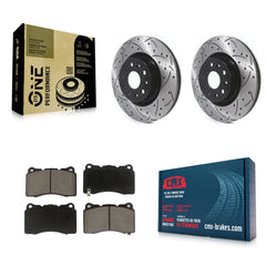 Transit Auto KDC-100102 Disc Brake Kit for 2015-2020 Cadillac CT6, Cadillac CTS - Front product image