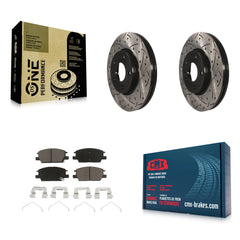 Transit Auto KDC-100107 Disc Brake Kit for 2016-2020 Chevrolet Equinox, Buick Regal Sportback, Buick Regal TourX & more - Front product image
