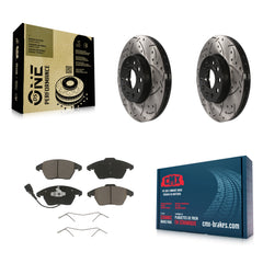Transit Auto KDC-100110 Disc Brake Kit for 2005-2019 Volkswagen Beetle, Volkswagen Jetta, Volkswagen GTI & more - Front product image