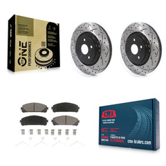 Transit Auto KDC-100114 Disc Brake Kit for 2016-2023 Toyota Crown, Lexus NX250, Lexus NX350 & more - Front product image
