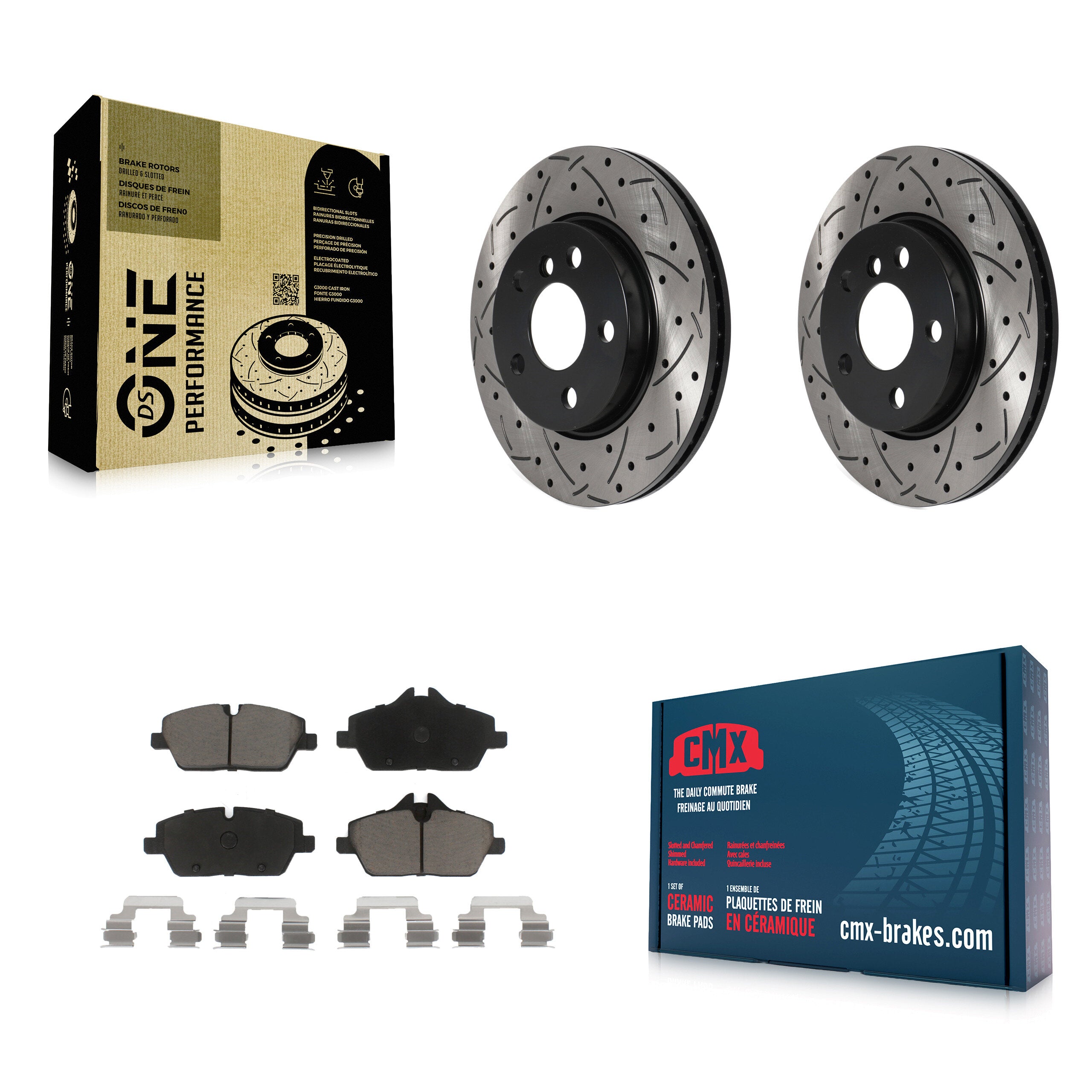 Transit Auto KDC-100118 Disc Brake Kit for 2014-2024 Mini Cooper - Front product image