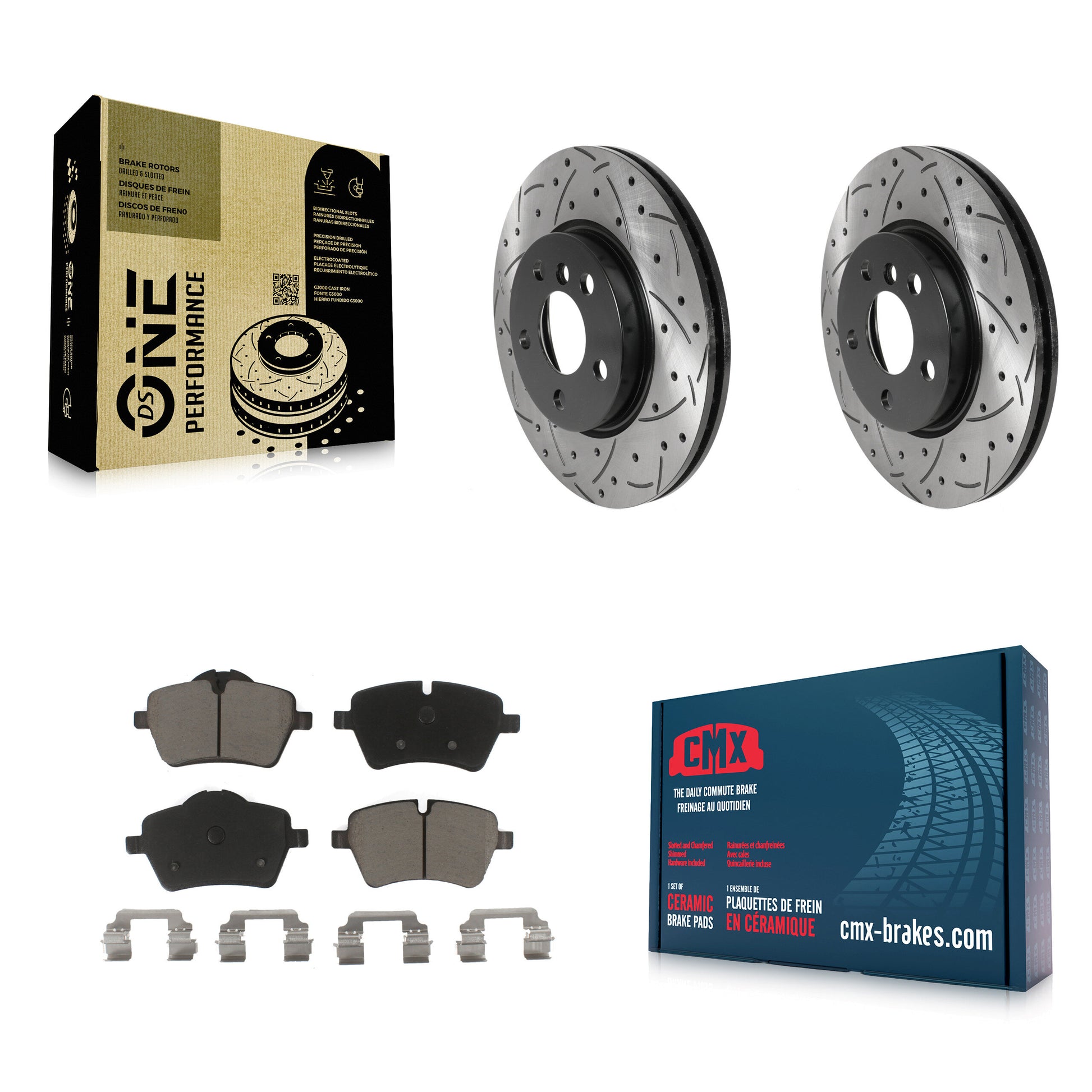 Transit Auto KDC-100120 Disc Brake Kit for 2014-2016 Mini Cooper - Front product image