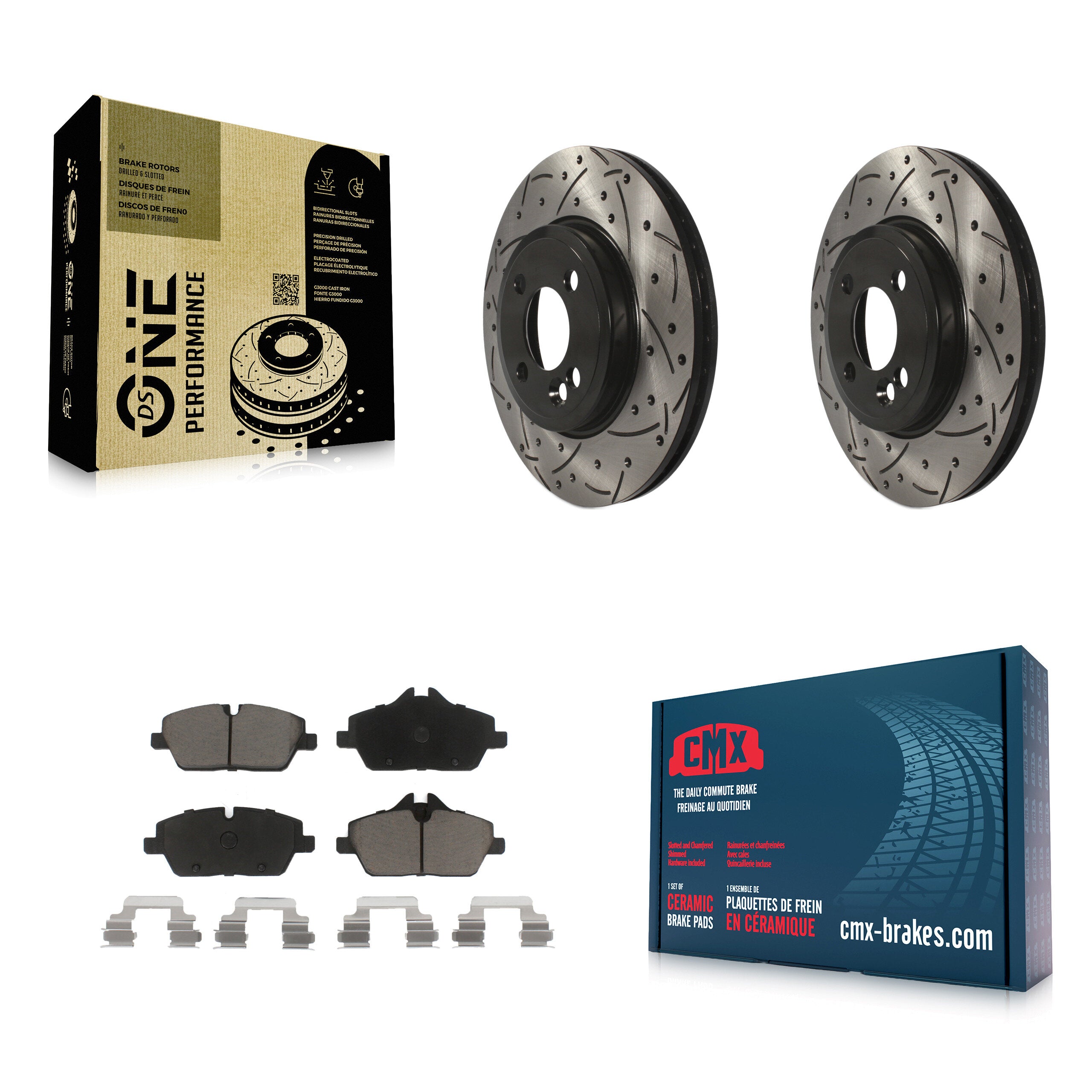 Transit Auto KDC-100121 Disc Brake Kit for 2007-2015 Mini Cooper - Front product image