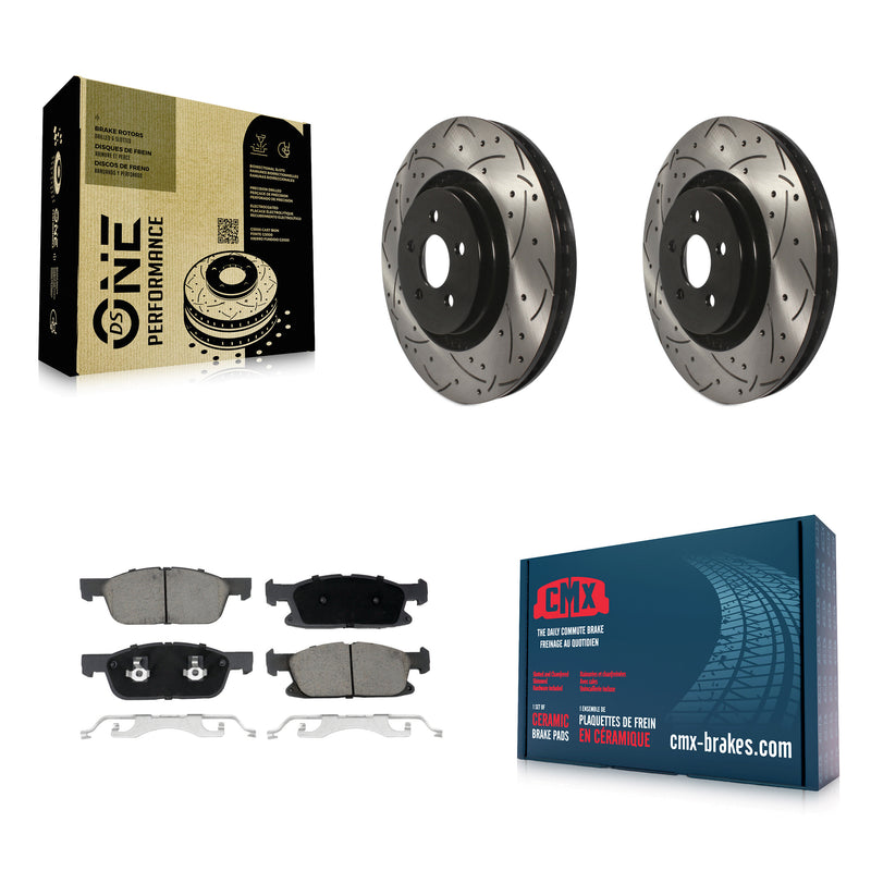 Transit Auto KDC-100127 Disc Brake Kit for 2017-2020 Ford Fusion, Lincoln Continental, Lincoln MKZ - Front product image