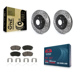 Transit Auto KDC-100130 Disc Brake Kit for 2016-2023 Kia Optima, Hyundai Kona Electric, Kia Niro EV & more - Front product image