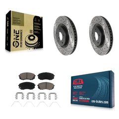 Transit Auto KDC-100131 Disc Brake Kit for 2016-2020 Kia Optima, Hyundai Sonata - Front product image