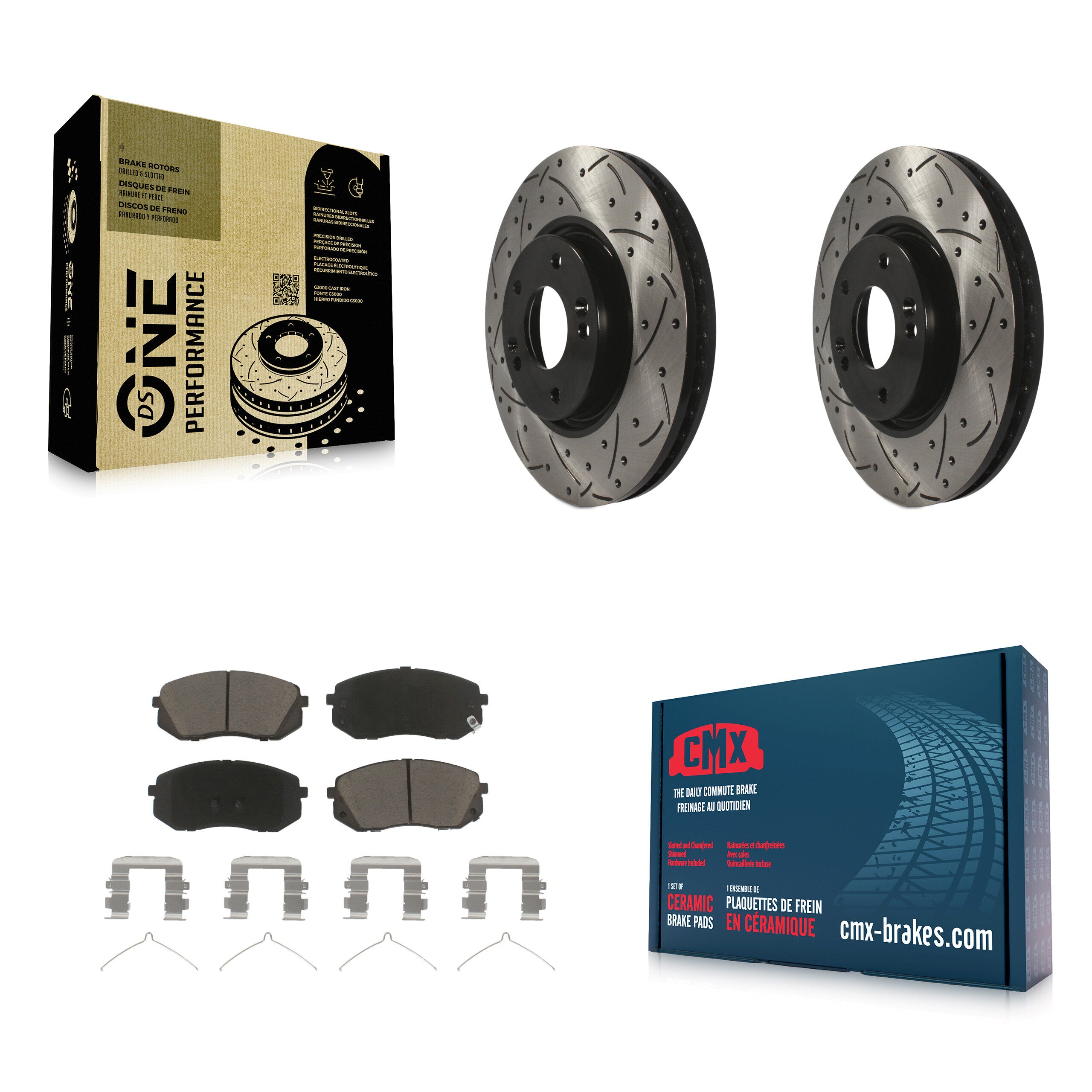 Transit Auto KDC-100137 Disc Brake Kit for 2016 Hyundai Sonata - Front product image