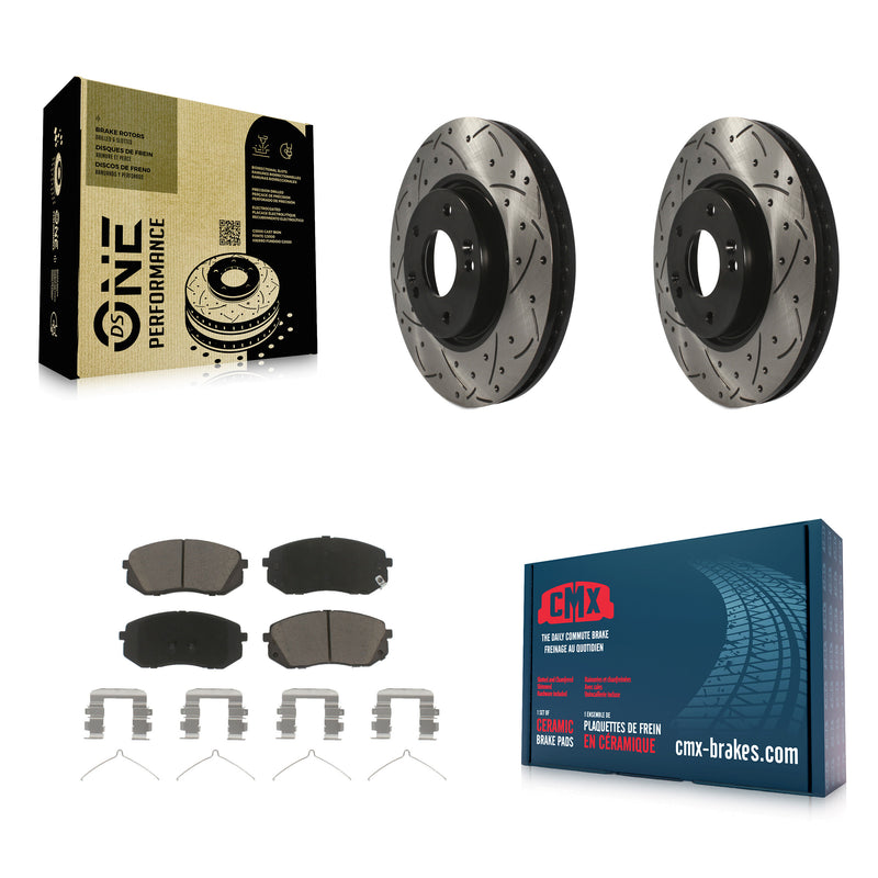 Transit Auto KDC-100137 Disc Brake Kit for 2016 Hyundai Sonata - Front product image