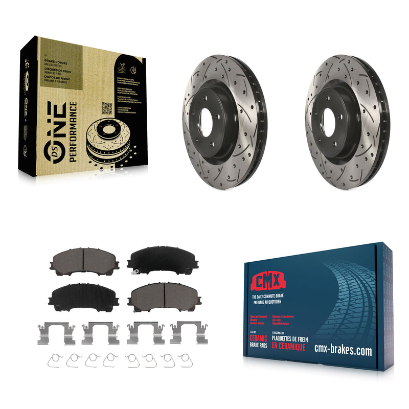 Transit Auto KDC-100138 Disc Brake Kit for 2014-2024 INFINITI Q60, INFINITI QX50, INFINITI Q50 - Front product image