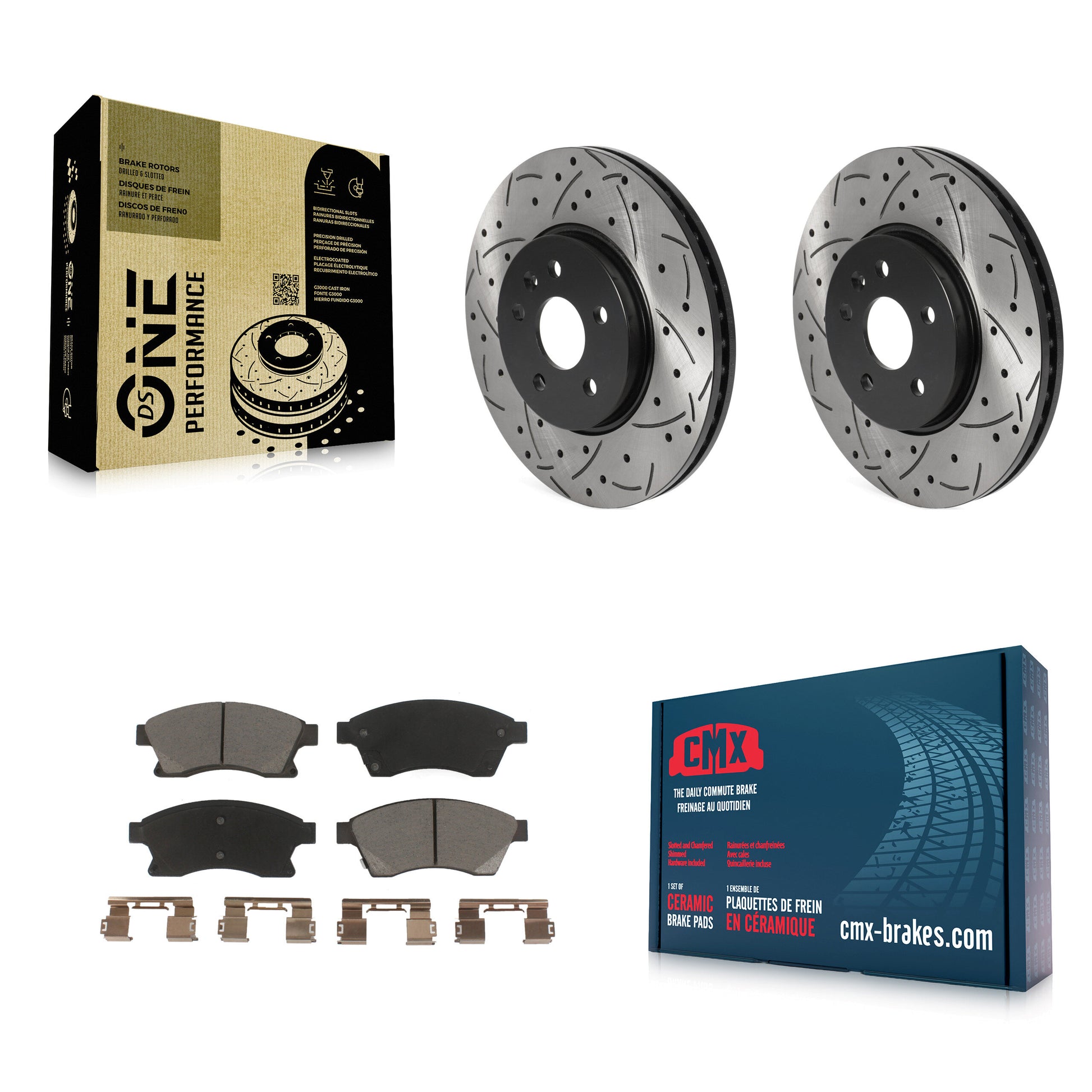 Transit Auto KDC-100142 Disc Brake Kit for 2013-2014 Chevrolet Sonic - Front product image