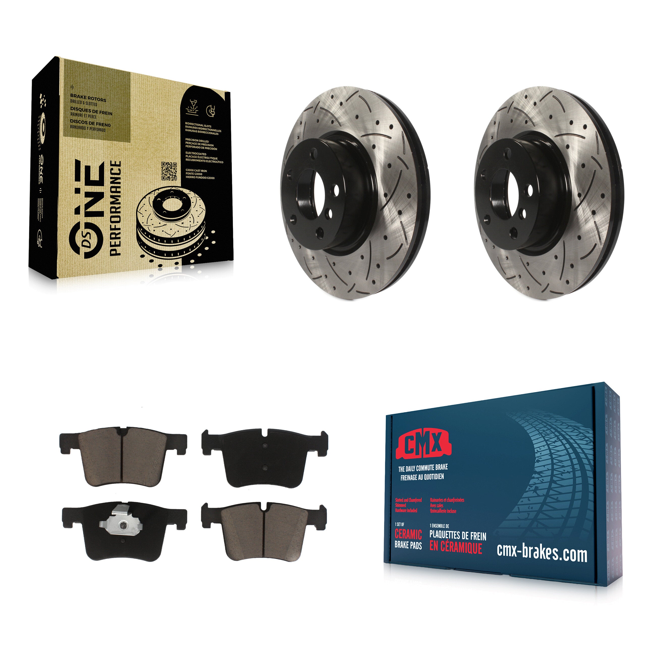 Transit Auto KDC-100147 Disc Brake Kit for 2011-2018 BMW X4, BMW X3 - Front product image
