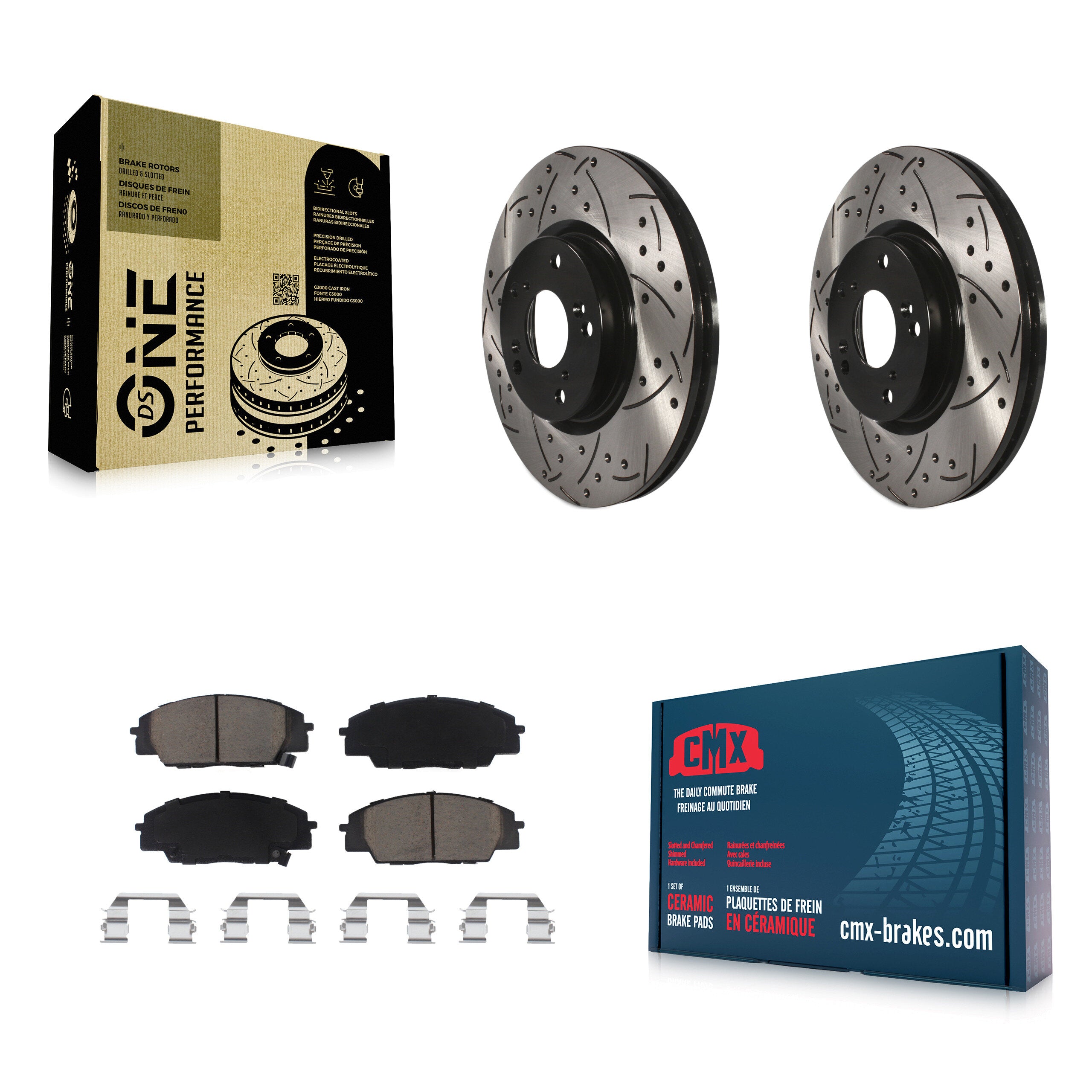 Transit Auto KDC-100149 Disc Brake Kit for 2002-2011 Acura CSX, Honda Civic, Acura RSX - Front product image