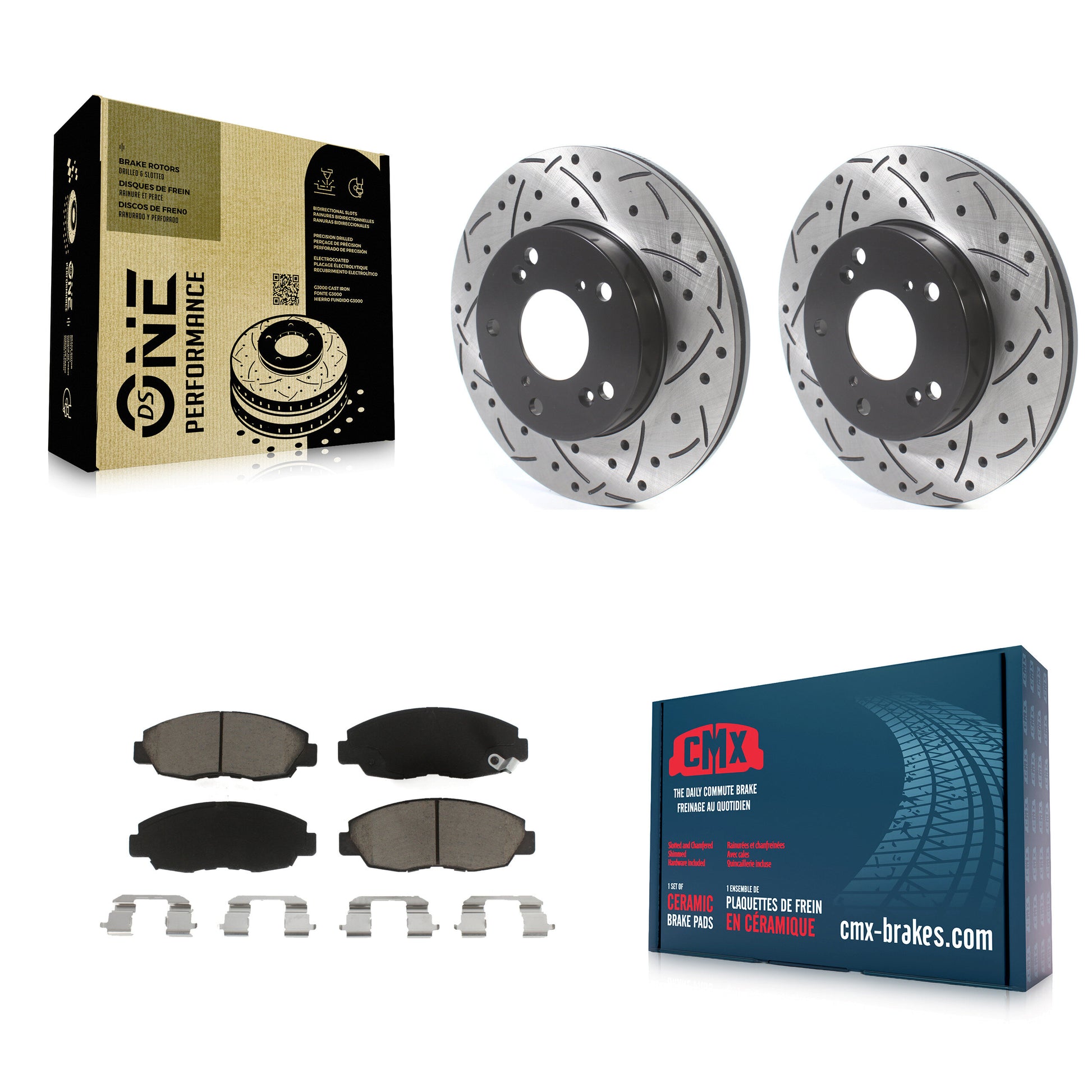 Transit Auto KDC-100152 Disc Brake Kit for 2006-2011 Honda Civic - Front product image