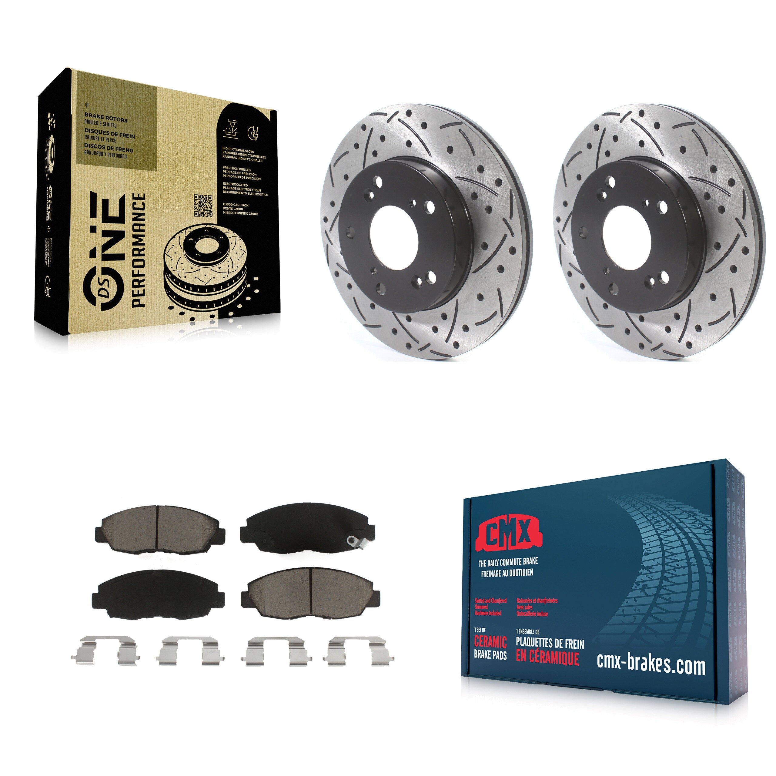 Transit Auto KDC-100152 Disc Brake Kit for 2006-2011 Honda Civic - Front product image