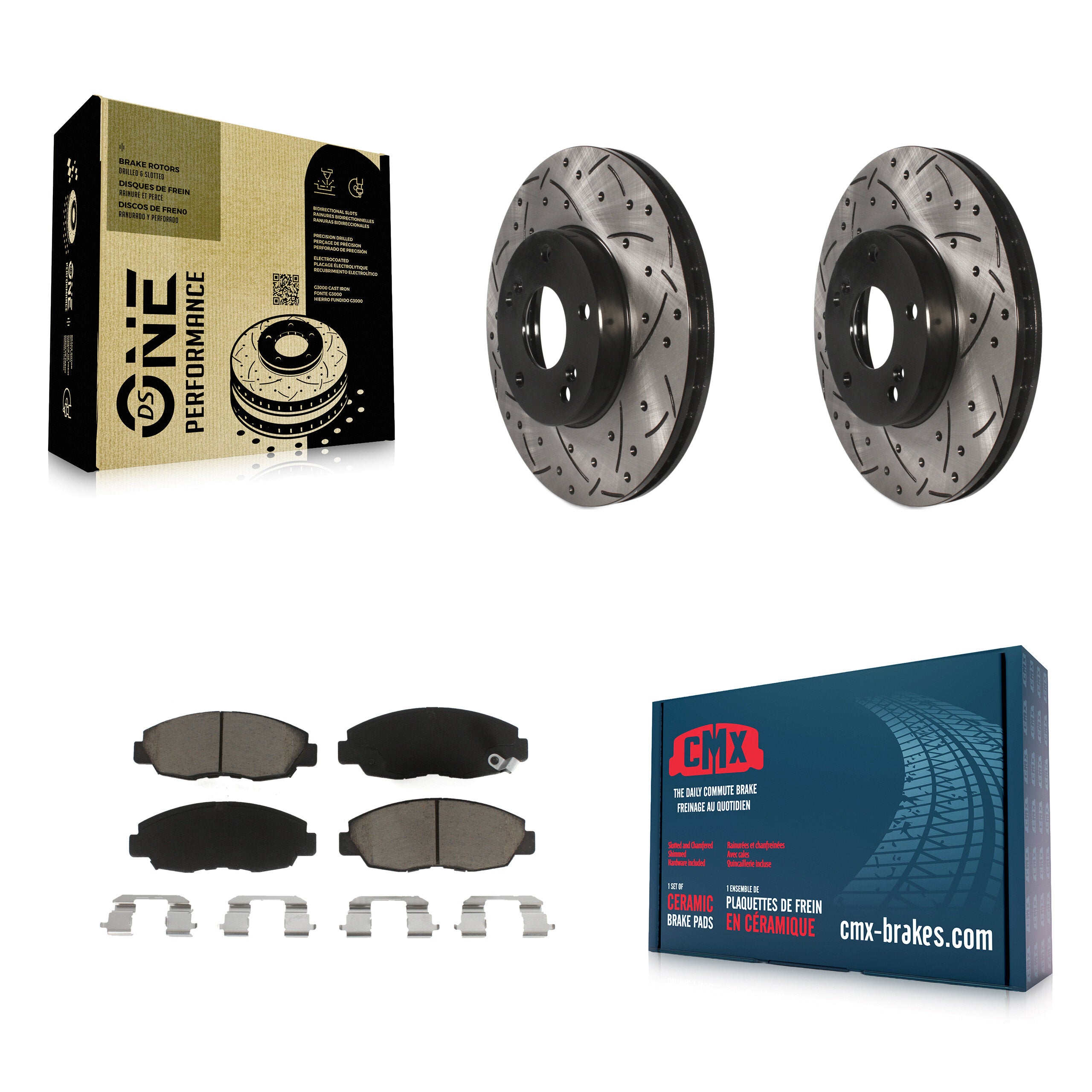Transit Auto KDC-100156 Disc Brake Kit for 2011 Honda Civic - Front product image