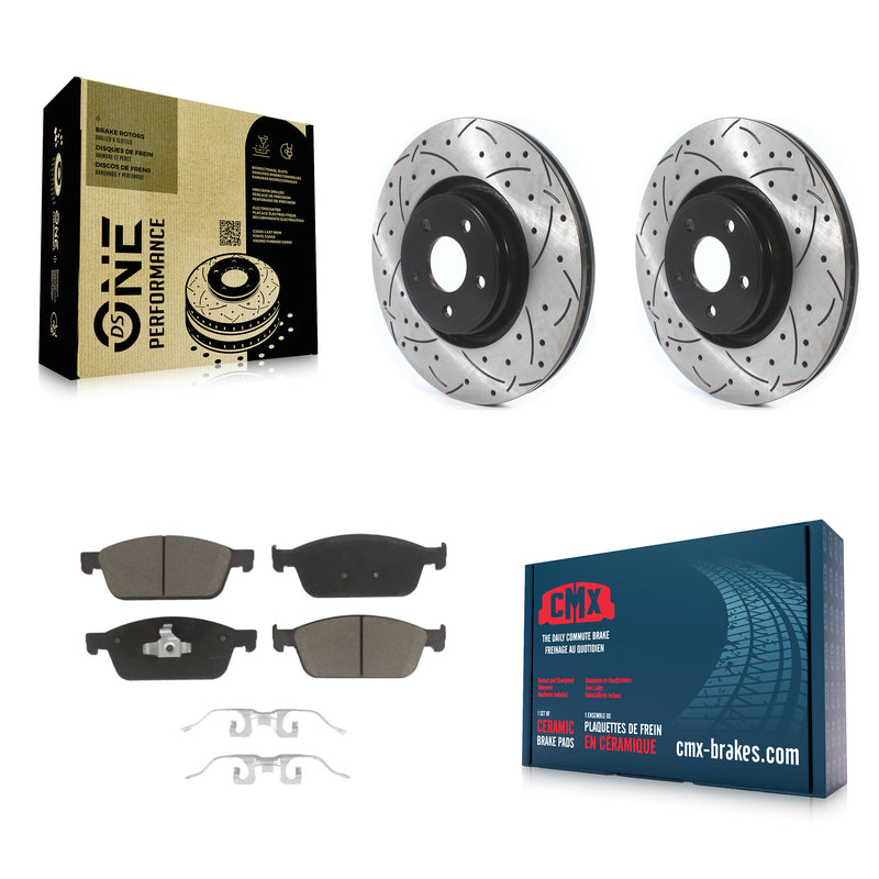 Transit Auto KDC-100158 Disc Brake Kit for 2013-2019 Lincoln MKC, Ford Focus - Front product image