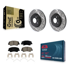 Transit Auto KDC-100165 Disc Brake Kit for 2018-2023 Kia Rio, Hyundai Accent - Front product image