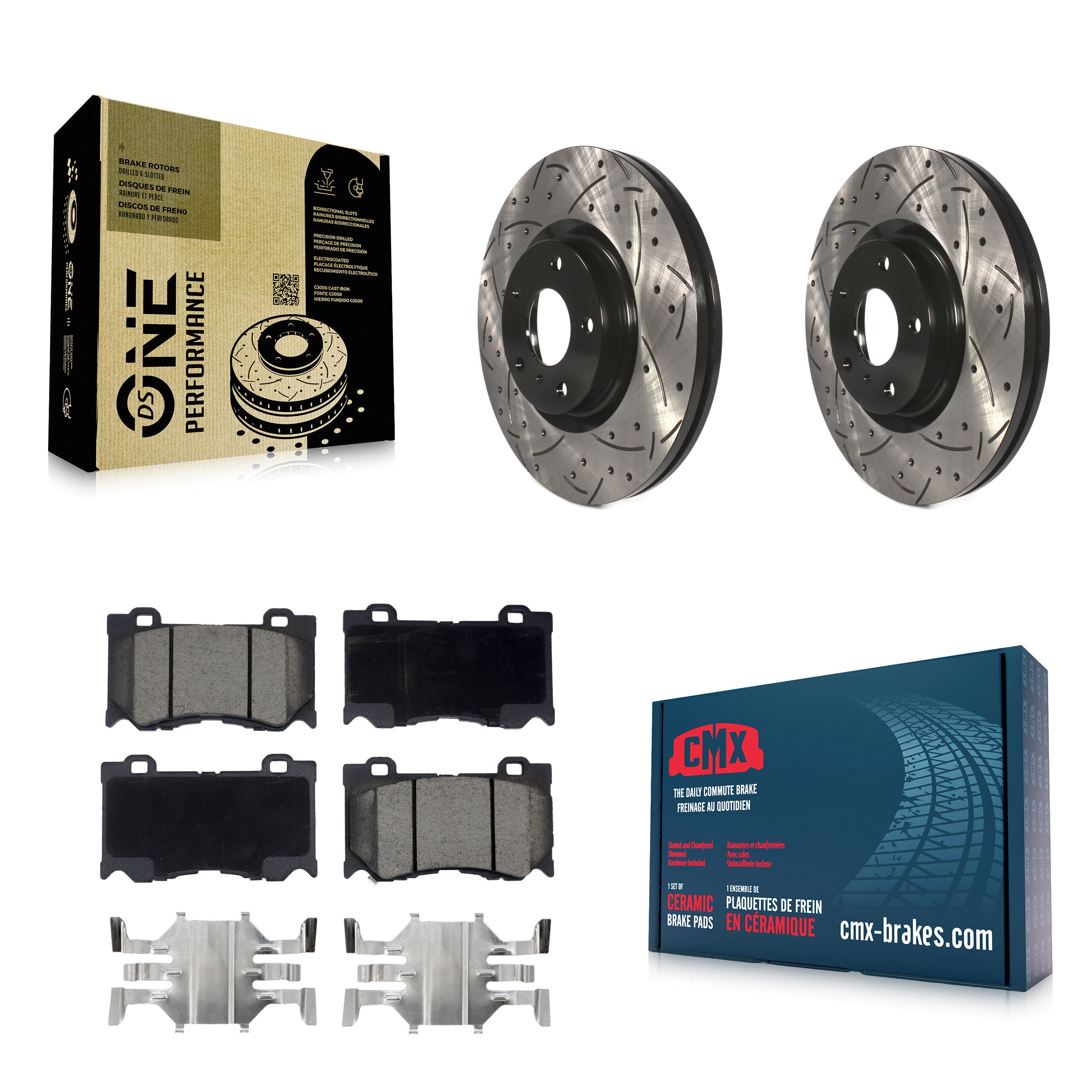 Transit Auto KDC-100170 Disc Brake Kit for 2009-2013 INFINITI G37 - Front product image