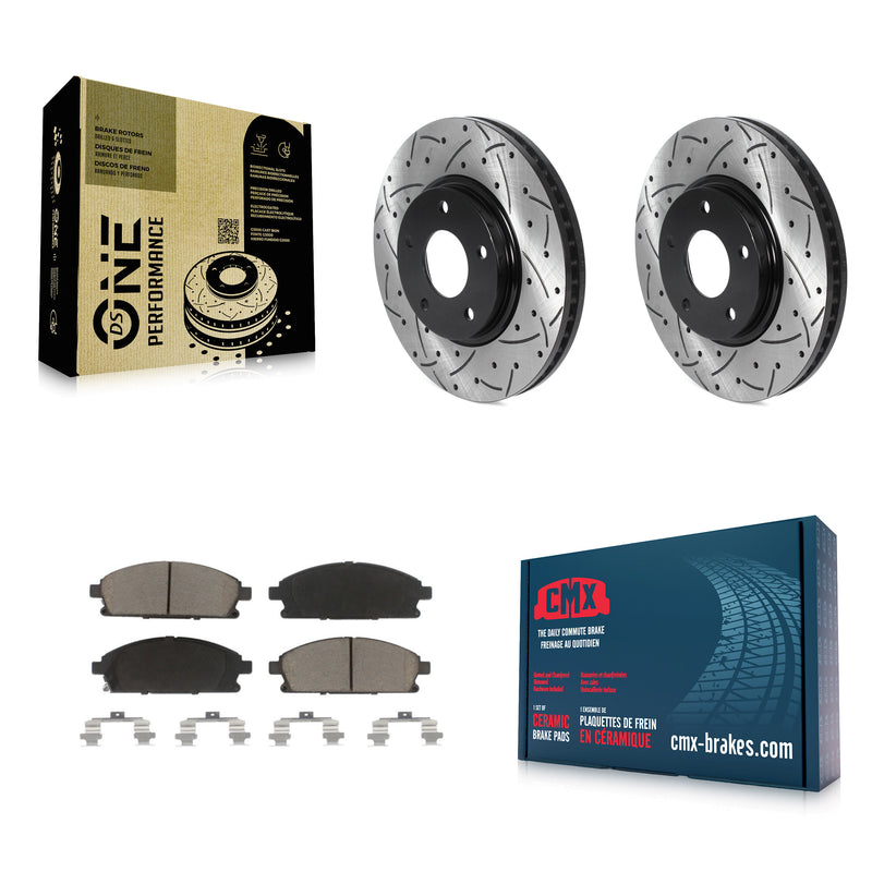 Transit Auto KDC-100172 Disc Brake Kit for 2004-2009 Nissan Quest - Front product image