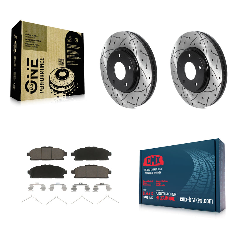 Transit Auto KDC-100173 Disc Brake Kit for 2011-2017 Nissan Quest - Front product image