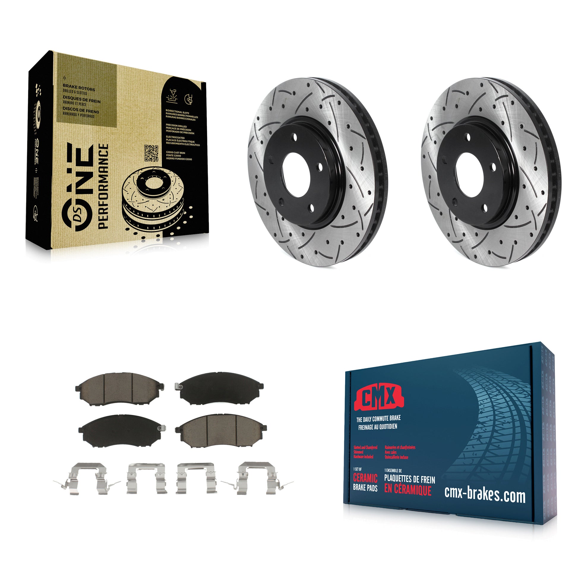Transit Auto KDC-100174 Disc Brake Kit for 2002-2006 INFINITI M45, INFINITI Q45 - Front product image