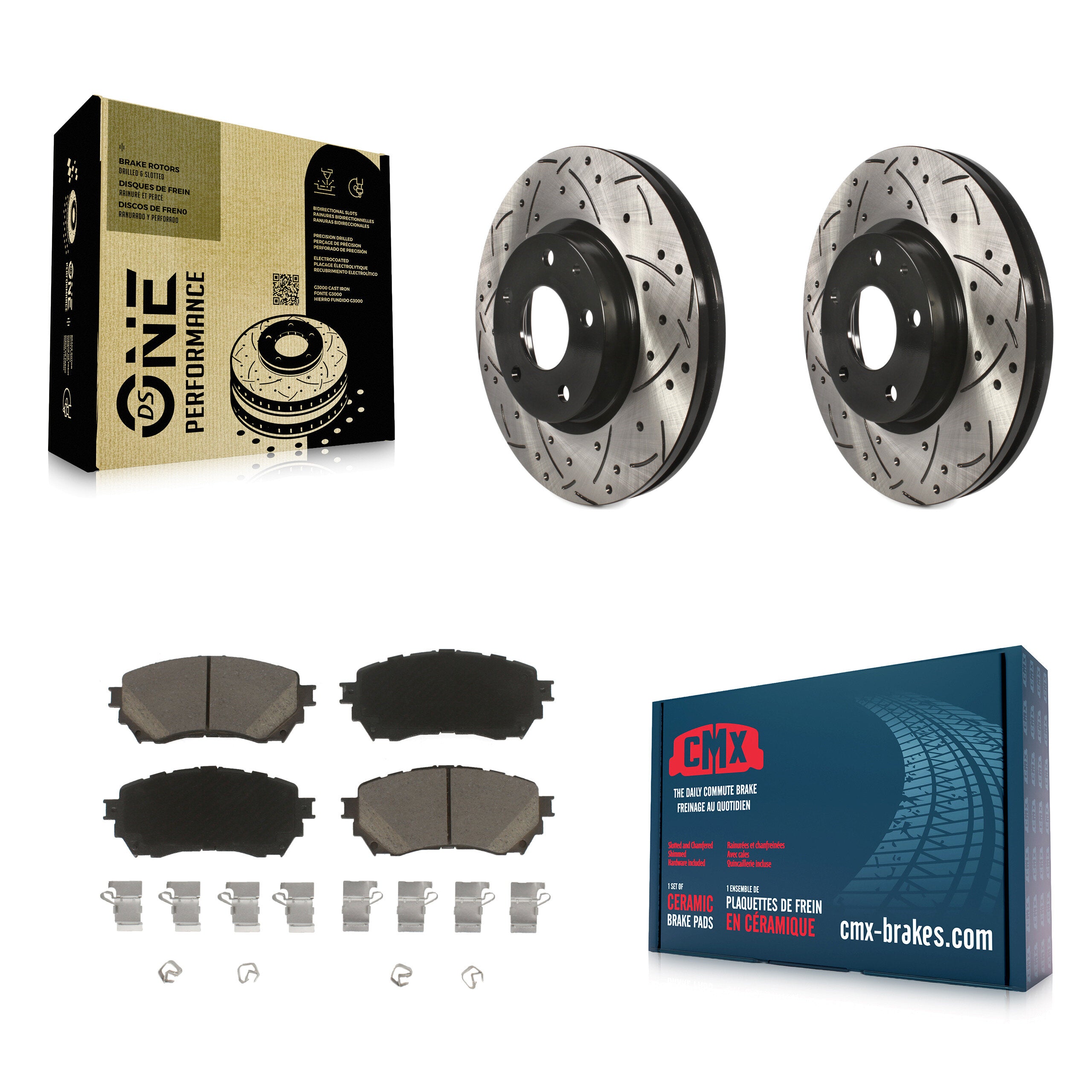Transit Auto KDC-100177 Disc Brake Kit for 2014-2018 Mazda 6 - Front product image