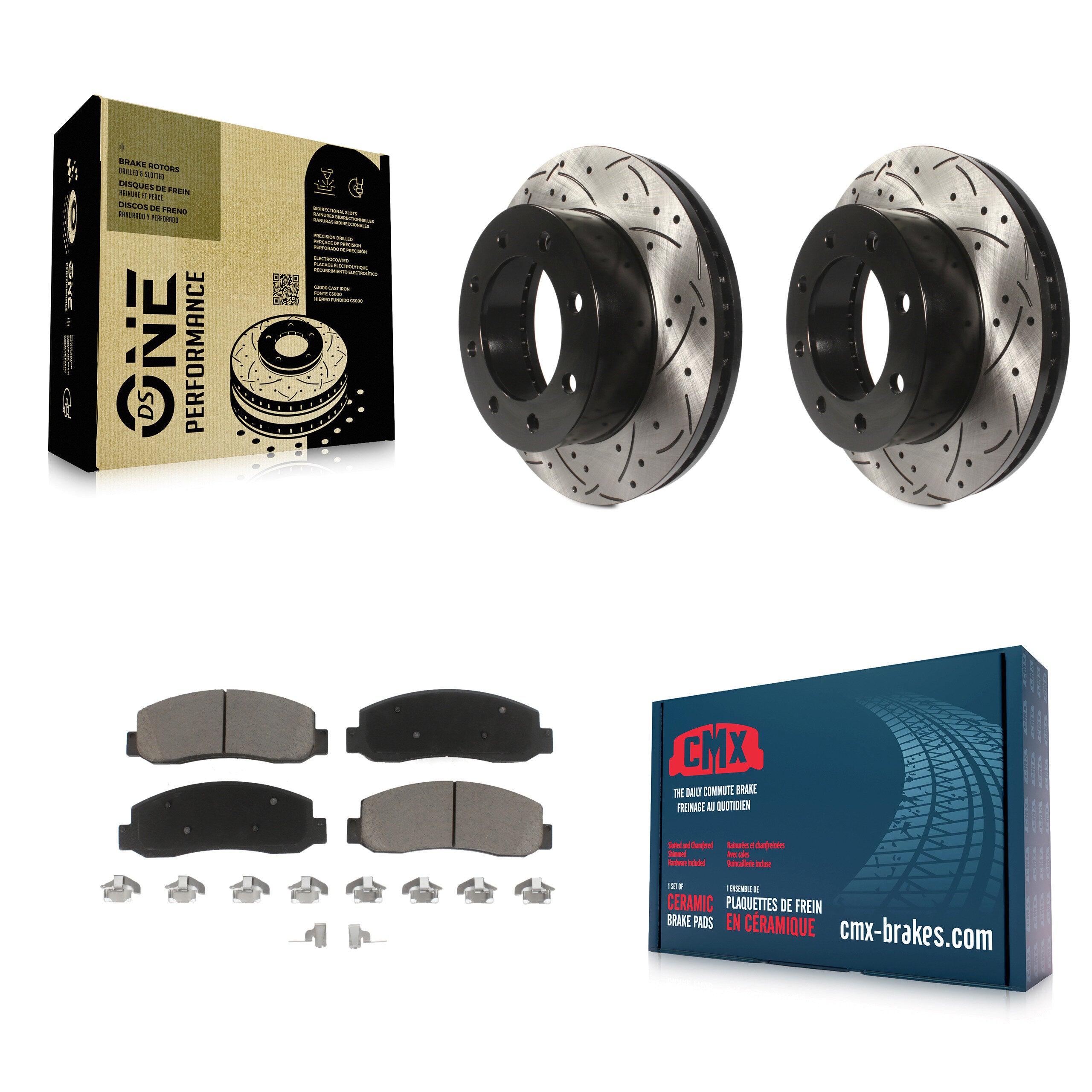 Transit Auto KDC-100178 Disc Brake Kit for 2005-2009 Ford F-250 Super Duty, Ford F-350 Super Duty - Front product image