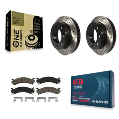 Transit Auto KDC-100183 Disc Brake Kit for 1999-2020 GMC Savana 3500, Chevrolet Express 3500, Chevrolet Express 2500 & more - Front product image