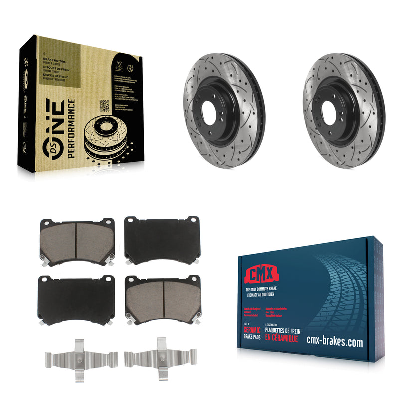 Transit Auto KDC-100186 Disc Brake Kit for 2009-2014 Hyundai Genesis - Front product image