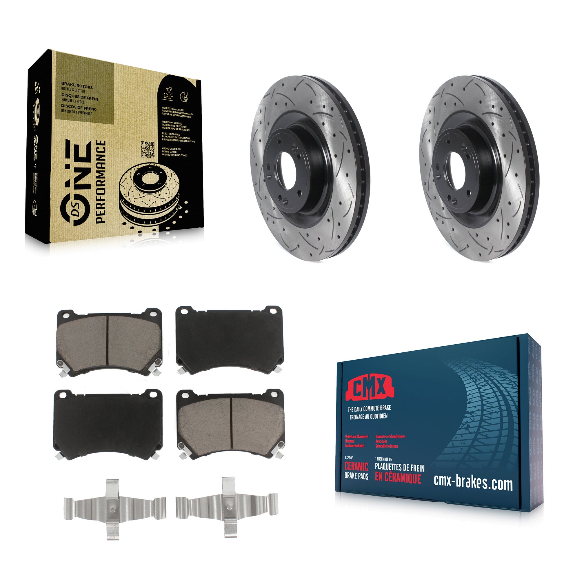 Transit Auto KDC-100187 Disc Brake Kit for 2011-2014 Hyundai Genesis, Hyundai Equus - Front product image