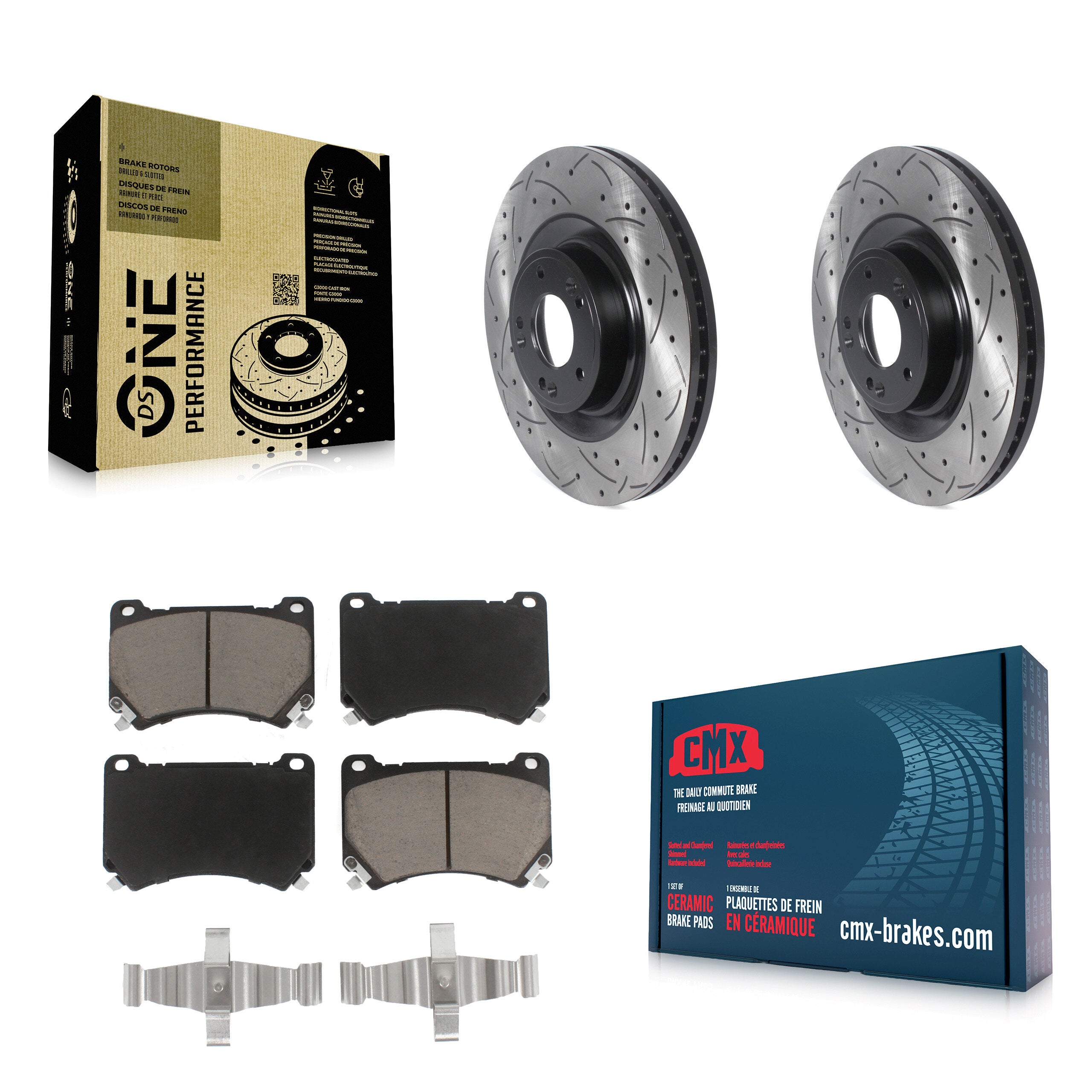 Transit Auto KDC-100187 Disc Brake Kit for 2011-2014 Hyundai Genesis, Hyundai Equus - Front product image