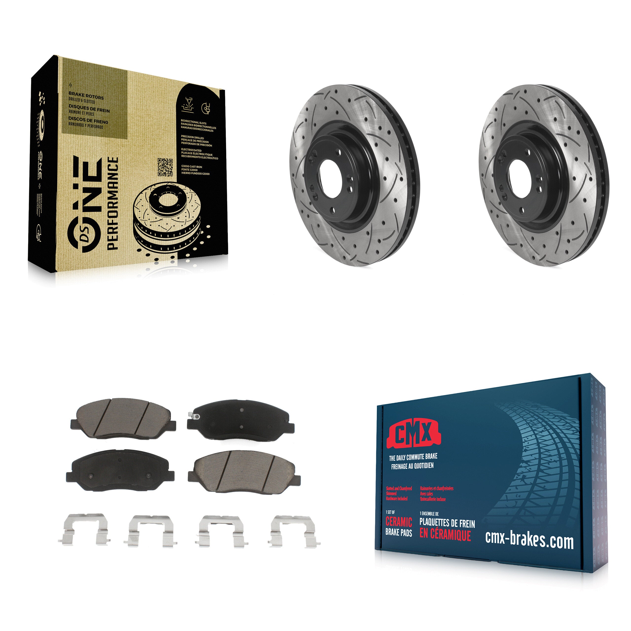 Transit Auto KDC-100188 Disc Brake Kit for 2012 Hyundai Genesis - Front product image