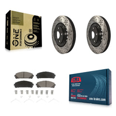 Transit Auto KDC-100189 Disc Brake Kit for 2008-2021 Lexus NX300, Lexus NX200t, Lexus NX300h & more - Front product image