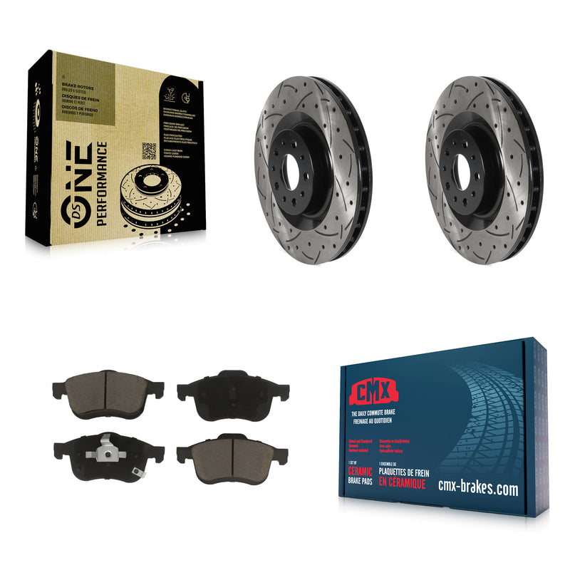 Transit Auto KDC-100190 Disc Brake Kit for 2014-2020 Fiat 500L - Front product image